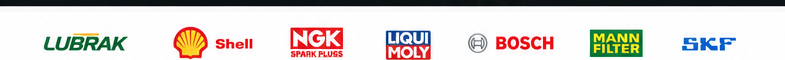 Lubrax, Shell, NGK, Liqui Moly, Bosch, Mann Filter y SKF